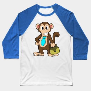 Monkey with Bag Baseball T-Shirt